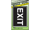 Sign 6 x 9 Plastic ADA Braille: Exit