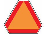 Reflecting Warning Triangle: Slow Moving Vehicle