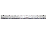 Industrial Flexible Steel Straight Edge Ruler, 6 In