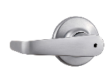 Passage Lever Lockset Kingston Grade 2 Satin Chrome