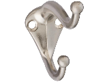 Coat & Hat Hook V160, Satin Nickel