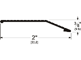 Carpet Bar 2 x 36 Anodized Aluminum