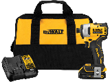 Dewalt DCF809C1 20V Max Cordless Impact Driver Kit