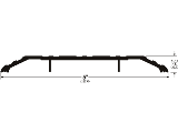 Saddle Threshold 1/2 x 5 x 72 Aluminum