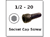 1/2-20 Fine Socket Cap Screw (Lengths)