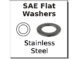 SAE Flat Washers Steel Grade # 8