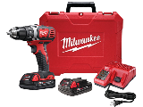 Milwaukee M18 Cordless Compact Drill Kit, 18v