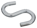 Open S Hook 3 In Zinc Plated 1 Pack