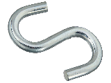 Open S Hook 3 In Zinc Plated 1 Pack