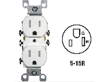 Leviton Tamper & Weather Resistant Residential Grade Duplex Outlet