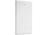 Weatherproof 1 Gang Blank Cover Plate, White