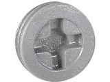 Gray Weatherproof Closure Plug, 1/2 In  4 Pack