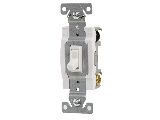 Residential Grounded 4 Way Switch, White