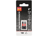 T20 Torx Impact Ready Screwdriver Bit, 1 In (2-Pack)