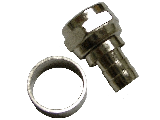 Crimp On RG6 Co-Axial Female Replacement Plug, 2 Pack