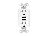 Combination Type A USB / Duplex Receptacle, White