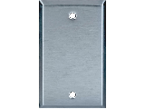 Stainless Steel Blank Wall Plate, 1 Gang