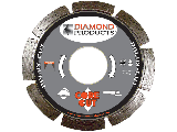 Segmented Rim Dry Cut Diamond Blade, 4-1/2 In x .080 In x 7/8 In-20mm-5/8 In