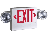 LED Exit Sign With Emergency Lighting