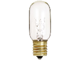 Tubular Clear Showcase Bulb T-10, 40 Watt