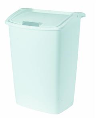 Rectangular Self Closing Wastebasket 42 Quart