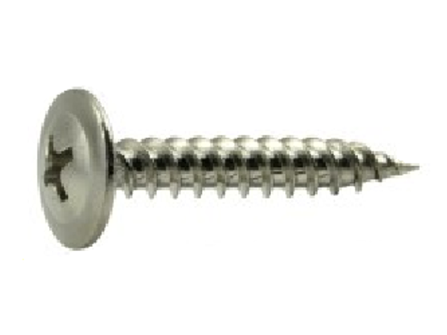 #8 Phillips Lath Screw Self-Piercing Stainless (Lengths)