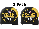 Stanley FATMAX Tape Measure (2-Pk) 1-1/4 In x  25 Ft