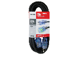 All Rubber Outdoor Extension Cord 14/3, 25 Ft