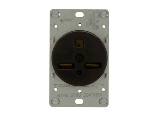 Flush Mount Receptacle, 30 Amp **