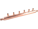 PEX Copper Quick Connect Manifold, 6 Port Open