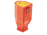 Plastic Grounding Connector, Orange