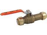 Brass Push-Fit Slip Ball Valve (Sizes)