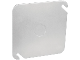 Flat Square Box Cover Plate, 4 In