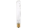 Tubular Frosted Showcase Bulb T-6-1/2, 25 Watt