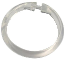 Shower Curtain Rings 12 Pack, Clear