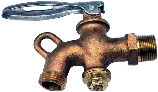 Bronze Drum & Barrel Faucet, 3/4 In