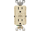 Smartlock GFCI Duplex Receptacle, 15 amp  Ivory