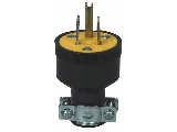 Commercial Grounding Round Plug, 15 Amp  125V