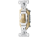 Commerical Side Wire Double Pole Switch, Ivory