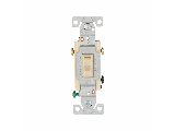 Residential 3 Way 15A Lighted Switch Ivory