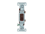 Residential Grounded Quiet Switch, Brown