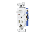 Residential Switch And Receptacle Combo, White