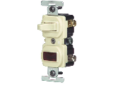 Residential Switch With Light Indicator, Ivory