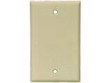 Ivory Blank Wall Plate, 1 Gang