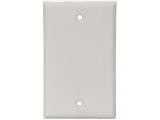 White Blank Wall Plate, 1 Gang