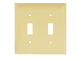 Ivory Switch Plate, 2 Gang