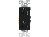 Duplex Receptacle 5-15R 3-Wire Black