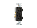 Duplex Receptacle 5-15R, Black