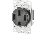 Flush Mount Range Receptacle, 50 Amp **