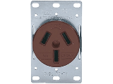 Flush Mount Range Receptacle, 50 Amp ****